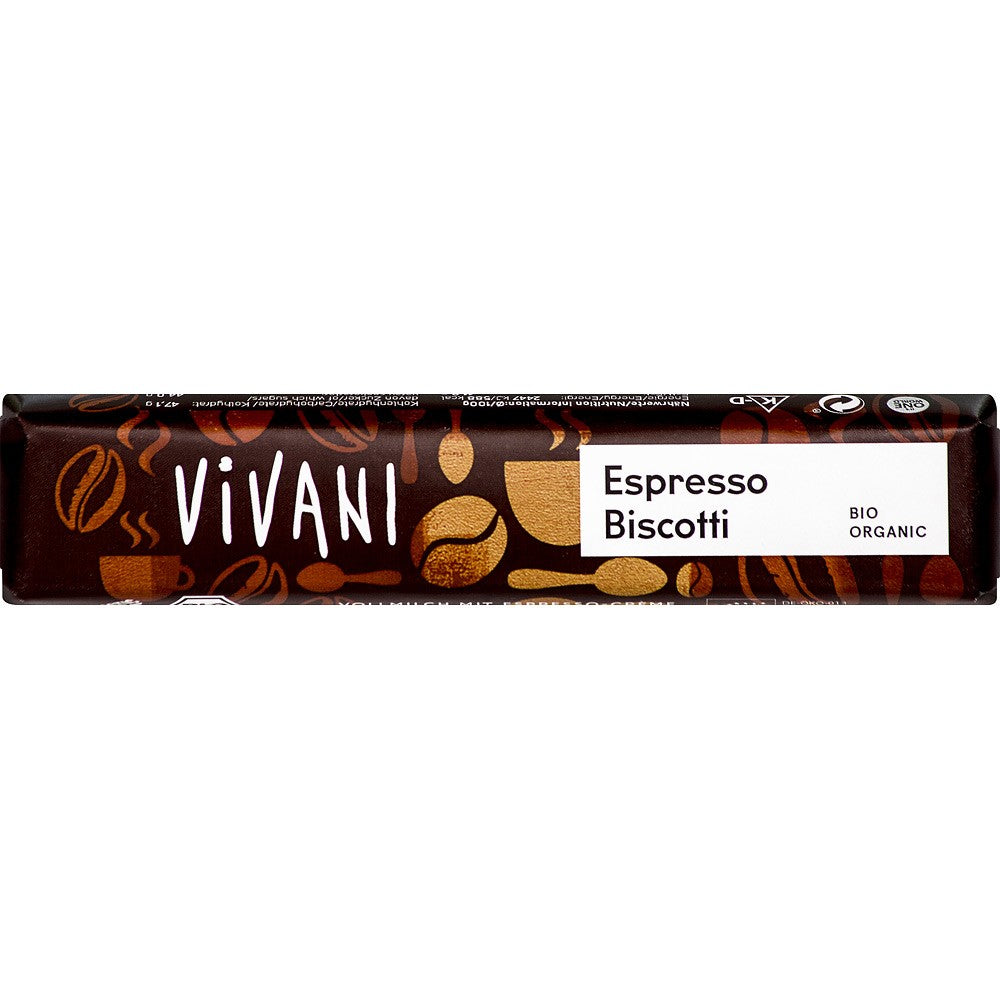 Baton bio de ciocolata espresso biscotti