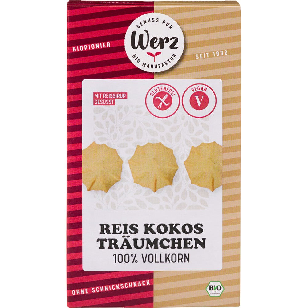 Biscuiti integrali din orez cu cocos fara gluten