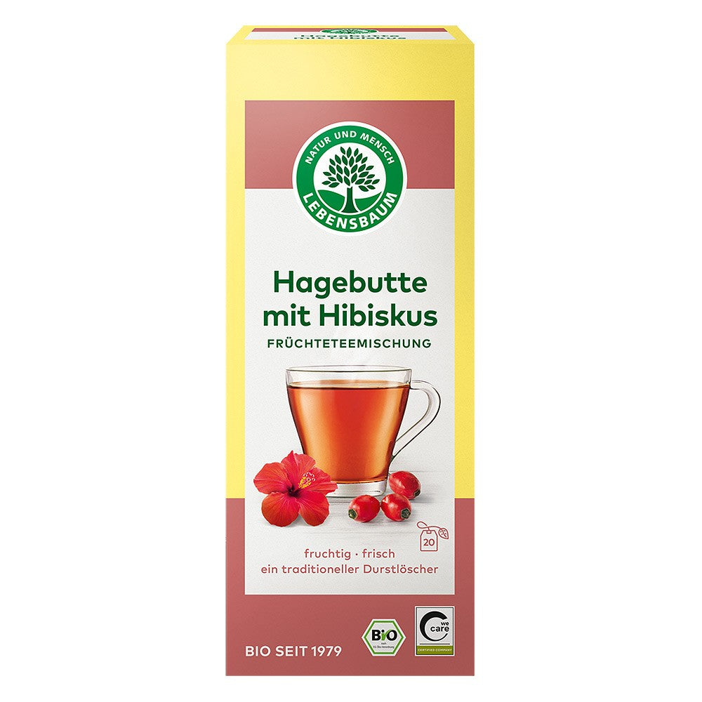 Ceai de macese si hibiscus bio