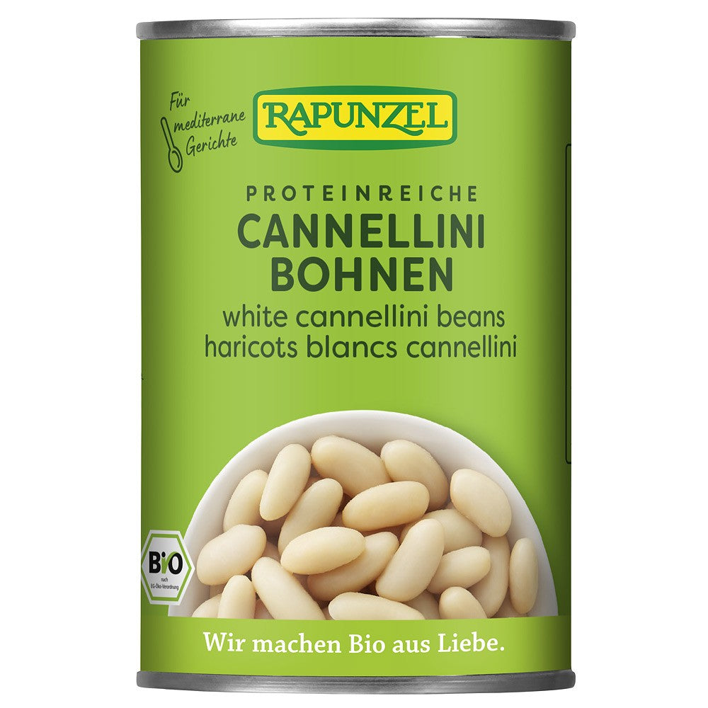 Fasole alba bio cannellini la conserva