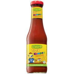 Ketchup de tomate bio indulcit cu nectar de mere pentru copii