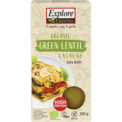 Lasagna din linte verde bio fara gluten