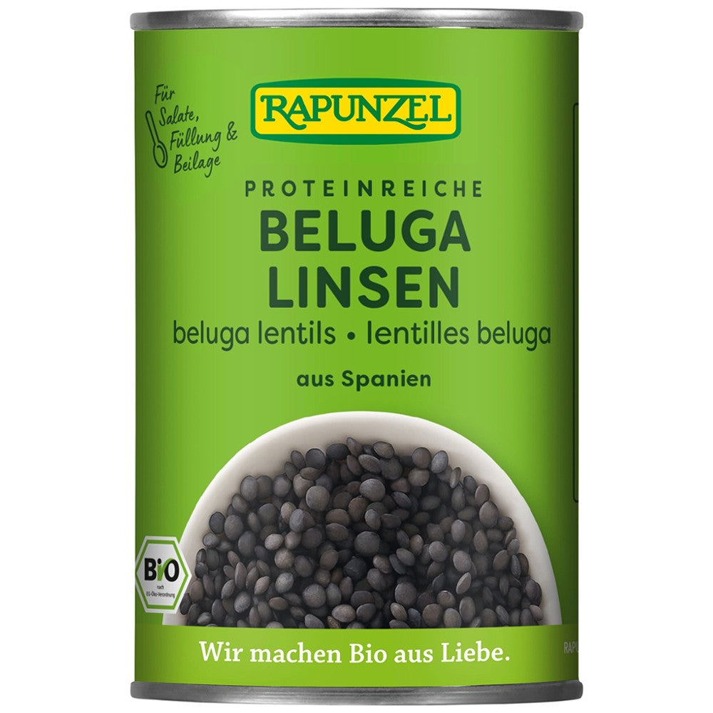 Linte beluga bio neagra in conserva