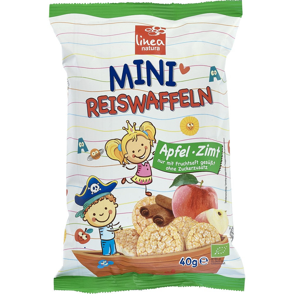 Mini rondele  din orez cu mar si scortisora pentru copii fara gluten