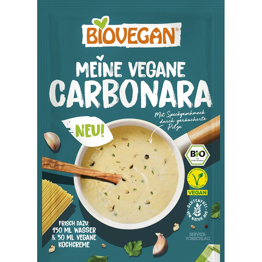 Mix bio pentru sos carbonara fara gluten vegan