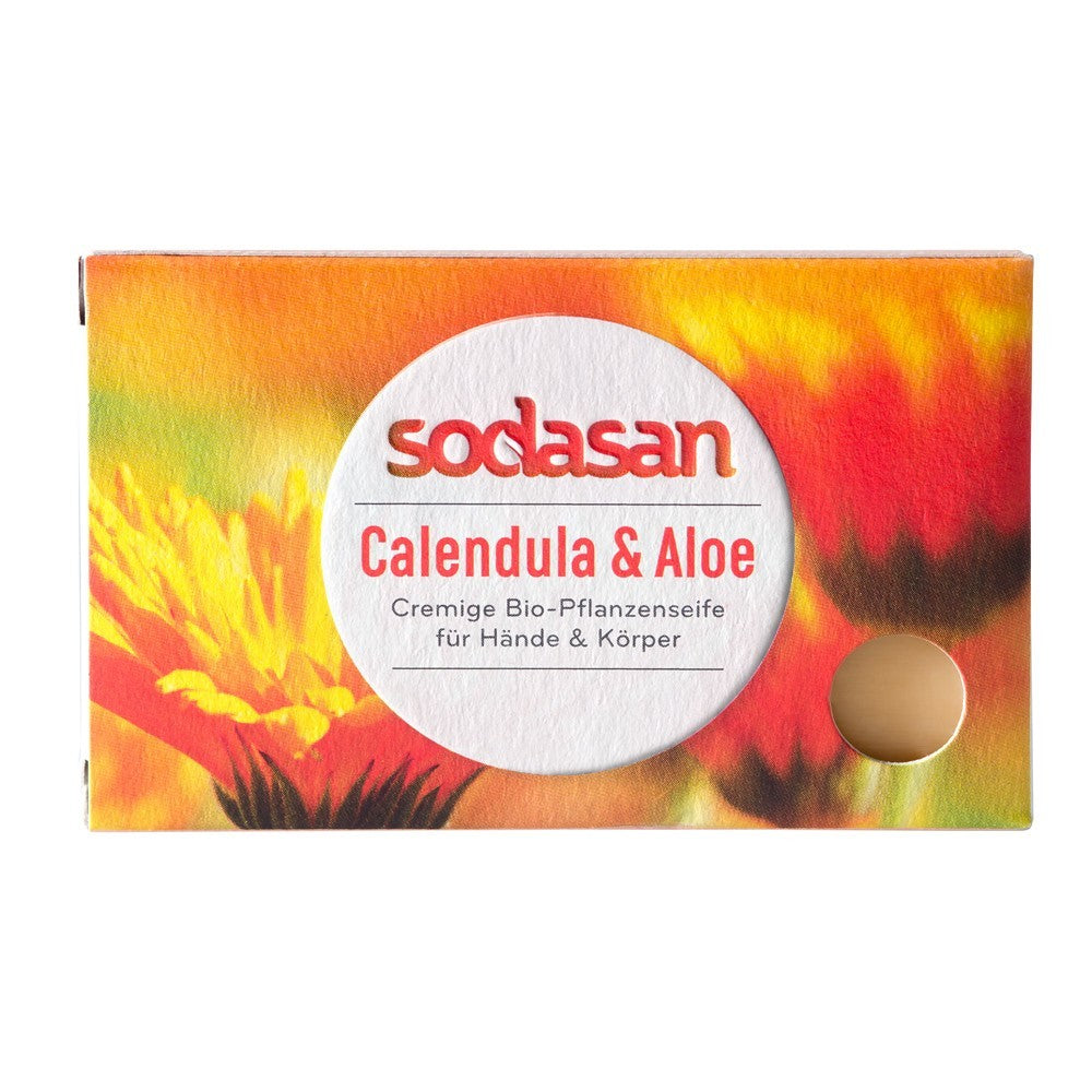 Sapun bio cu calendula si aloe