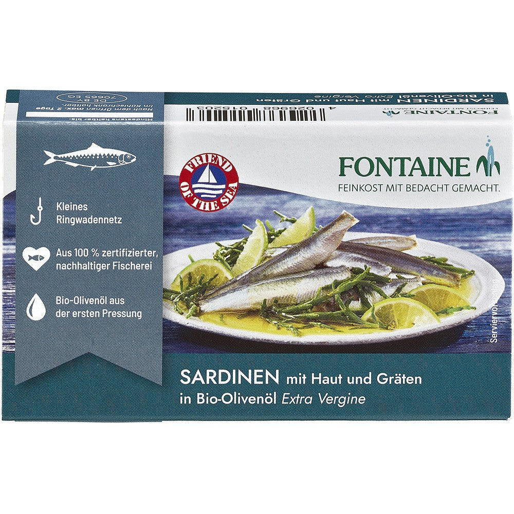 Sardine in ulei bio de masline