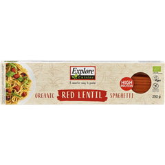 Spaghetti din linte rosie bio fara gluten